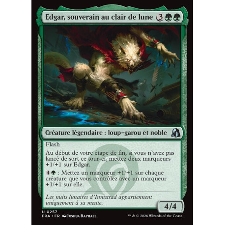 (Foil) Verte - Edgar, souverain au clair de lune (U) [FRA]