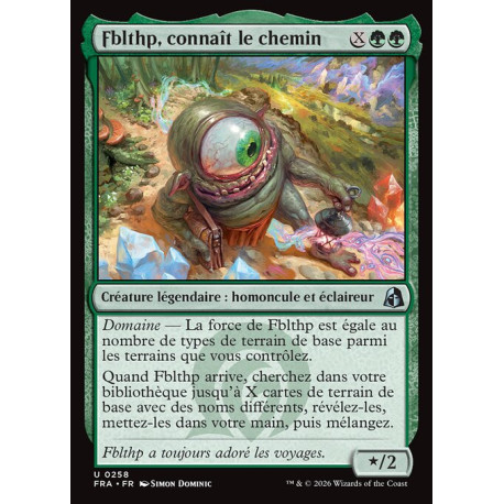 (Foil) Verte - Fblthp, connaît le chemin (V1) (U) [FRA]