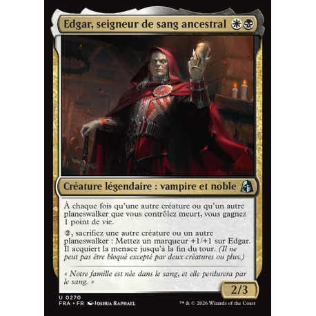 (Foil) Multicolore - Edgar, seigneur de sang ancestral (U) [FRA]