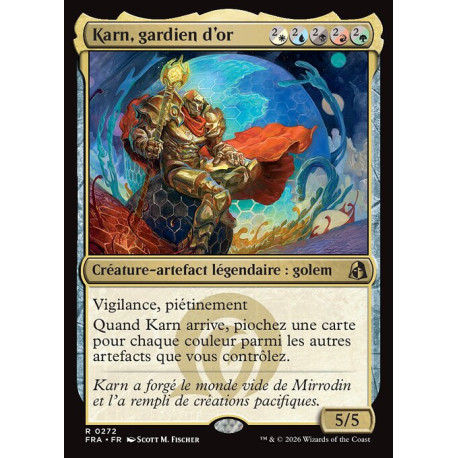 (Foil) Multicolore - Karn, gardien d'or (V1) (R) [FRA]