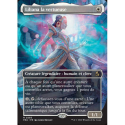 (Foil) Blanche - Liliana la vertueuse (V2, Borderless Echoed Pairs) (R) [FRA]