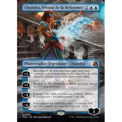 (Foil) Bleue - Chandra, frisson de la déférence (V2, Borderless Echoed Pairs) (M) [FRA]