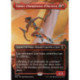 (Foil) Rouge - Samut, championne d'Hazoret (V2, Borderless Echoed Pairs) (R) [FRA]