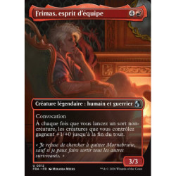 (Foil) Rouge - Frimas, esprit d'équipe (V2, Borderless Echoed Pairs) (U) [FRA]