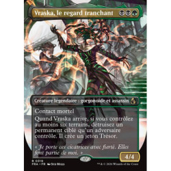 (Foil) Multicolore - Vraska, le regard tranchant (V2, Borderless Echoed Pairs) (R) [FRA]