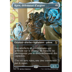 (Foil) Incolore - Karn, défenseur d'argent (V2, Borderless Echoed Pairs) (R) [FRA]