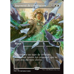 (Foil) Blanche - Jugement de congénères (V2, Borderless - Shattered Mirror) (R) [FRA]