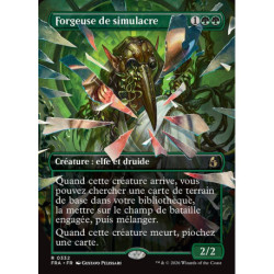 (Foil) Verte - Forgeuse de simulacre (V2, Borderless - Shattered Mirror) (R) [FRA]