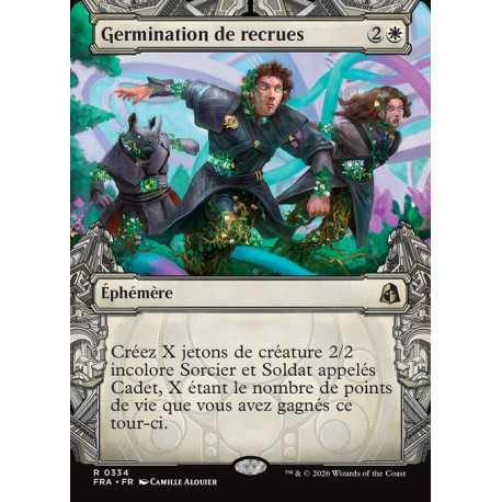 (Foil) Blanche - Germination de recrues (V2, Sculptor's Stronghold) (R) [FRA]