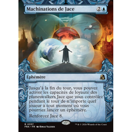 (Foil) Bleue - Machinations de Jace (V2, Sculptor's Stronghold) (R) [FRA]