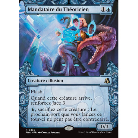 (Foil) Bleue - Mandataire du Théoricien (V2, Sculptor's Stronghold) (R) [FRA]