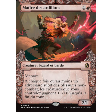 (Foil) Rouge - Maître des ardillons (V2, Sculptor's Stronghold) (R) [FRA]