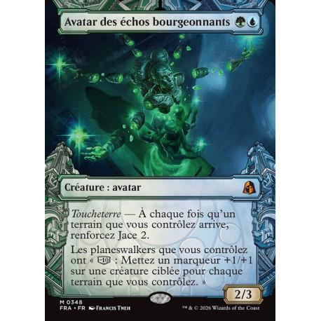 (Foil) Multicolore - Avatar des échos bourgeonnants (V2, Sculptor's Stronghold) (M) [FRA]