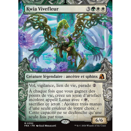(Foil) Multicolore - Kwia Vivefleur (V2, Sculptor's Stronghold) (M) [FRA]