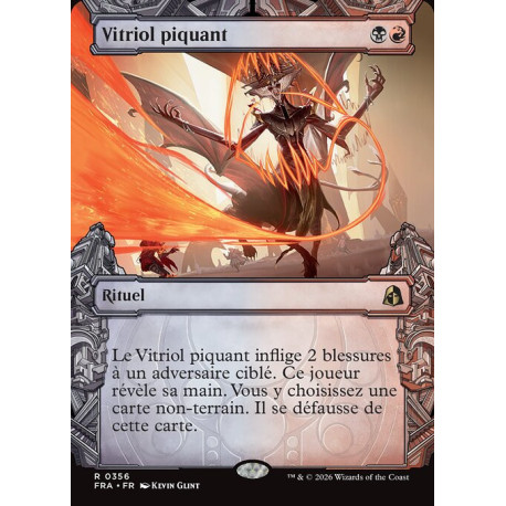 (Foil) Multicolore - Vitriol piquant (V2, Sculptor's Stronghold) (R) [FRA]