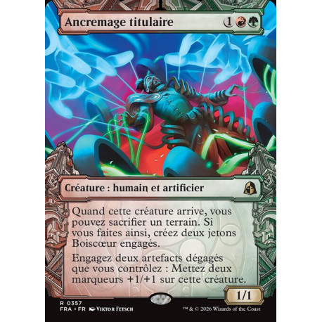 (Foil) Multicolore - Ancremage titulaire (V2, Sculptor's Stronghold) (R) [FRA]