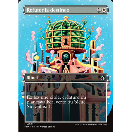 (Foil) Blanche - Réfuter la destinée (V2, Braintwister Series) (U) [FRA]