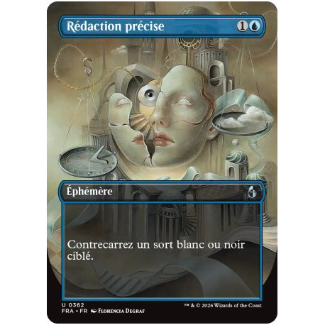 (Foil) Bleue - Rédaction précise (V2, Braintwister Series) (U) [FRA]