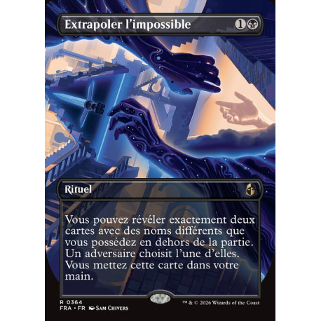 (Foil) Noire - Extrapoler l'impossible (V2, Braintwister Series) (R) [FRA]