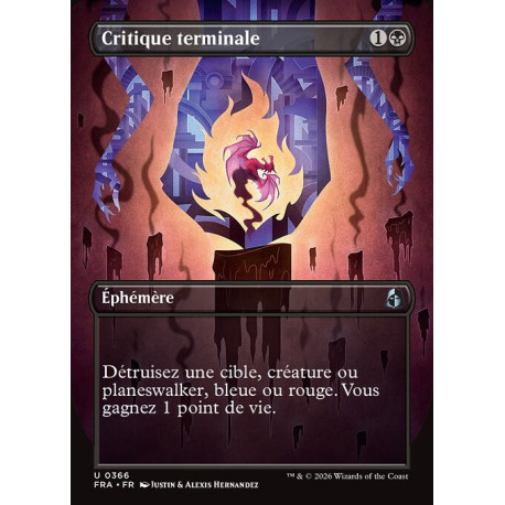 (Foil) Noire - Critique terminale (V2, Braintwister Series) (U) [FRA]