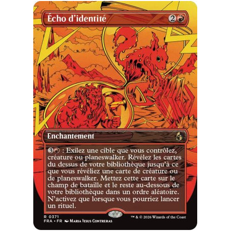 (Foil) Rouge - Écho d'identité (V2, Braintwister Series) (R) [FRA]