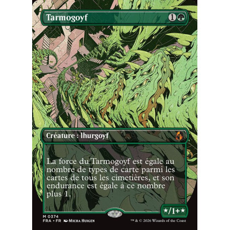 (Foil) Verte - Tarmogoyf (V2, Braintwister Series) (M) [FRA]