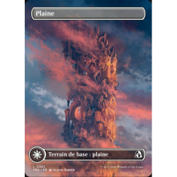(Foil) Terrain - Plaine (V3, Borderless Tower) (L) [FRA]