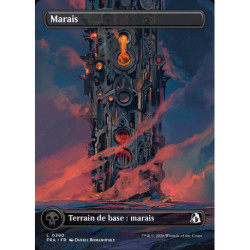 (Foil) Terrain - Marais (V5, Borderless Tower) (L) [FRA]
