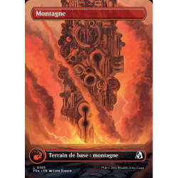 (Foil) Terrain - Montagne (V5, Borderless Tower) (L) [FRA]