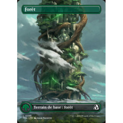 (Foil) Terrain - Forêt (V5, Borderless Tower) (L) [FRA]