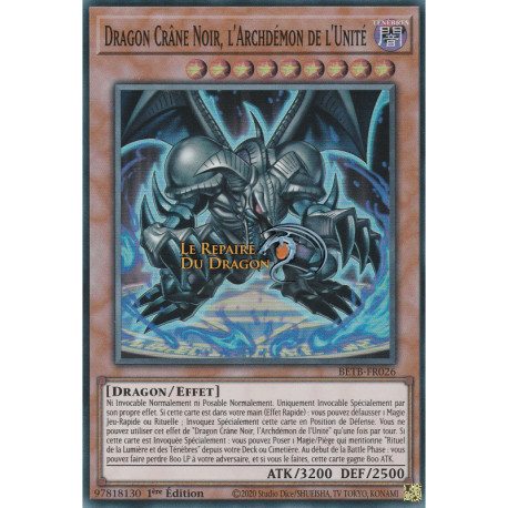 Dragon Crâne Noir, l'Archdémon de l'Unité (SR) [BETB]