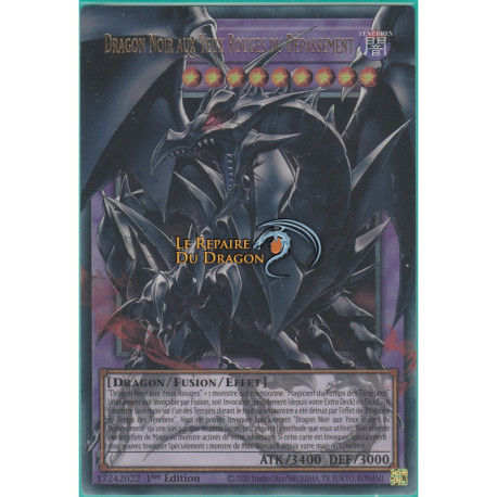 Dragon Noir aux Yeux Rouges du Dépassement (UR Overframe) [BETB]
