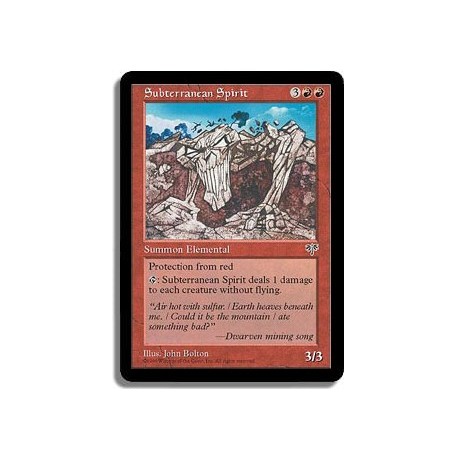 Rouge - Esprit souterrain (R)
