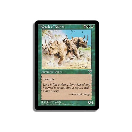 Verte - Deferlante de rhinoceros (C)