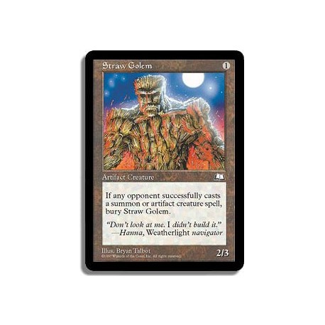 Artefact - Golem de paille (U)