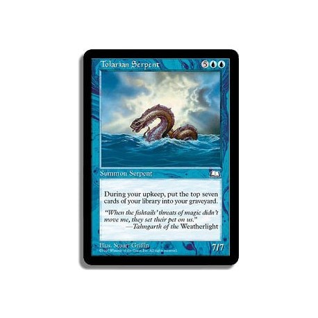 Bleue - Serpent de mer de tolaria (R)