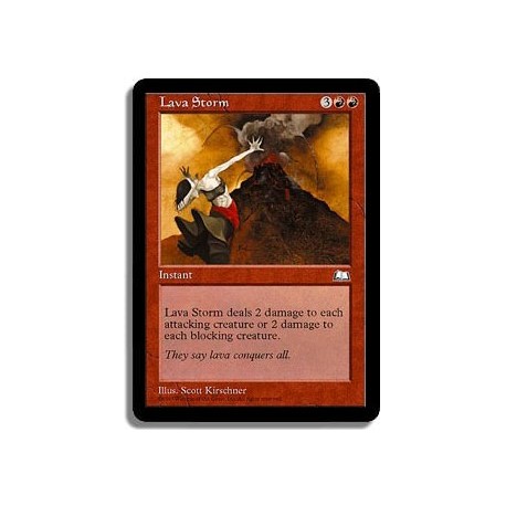 Rouge - Tempete de lave (C)