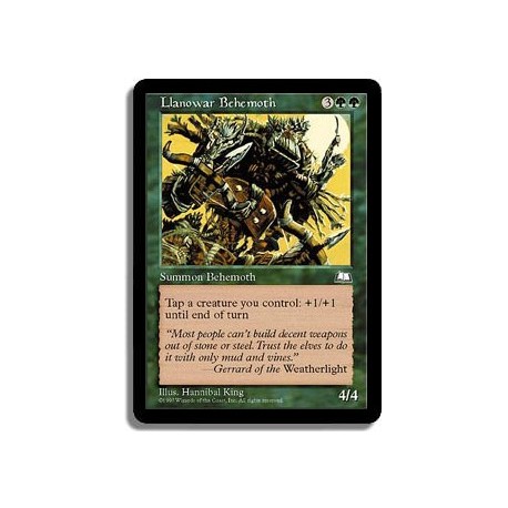 Verte - Behemoth de llanowar (U)