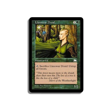 Verte - Druide llanowar (C)