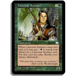 Verte - Sentinelle de llanowar (C)