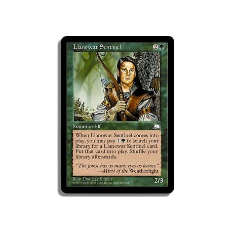 Verte - Sentinelle de llanowar (C)