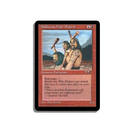 Rouge - Fauteurs de guerre balduvians (C)