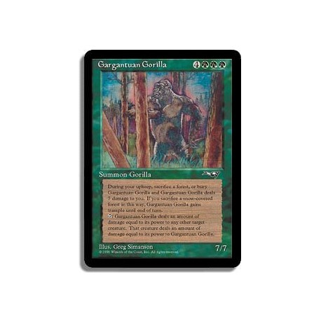 Verte - Gorille gargantuesque (R)