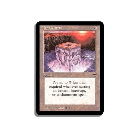 Artefact - Mana matrix (R)