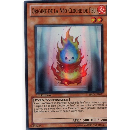 Origine de la Néo Cloche de Feu (SR) [HA04]