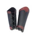 Brassards GUERRIER Noir/Rouge (M)