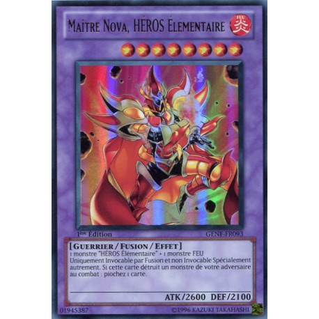 Maître Nova, Héros Elementaire (UR) [GENF]