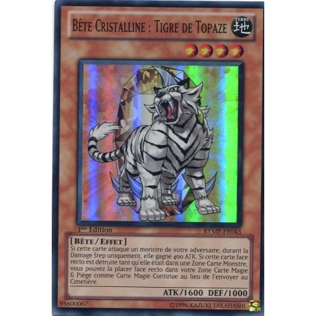 Bête Cristalline : Tigre de Topaze (SR) [RYMP]