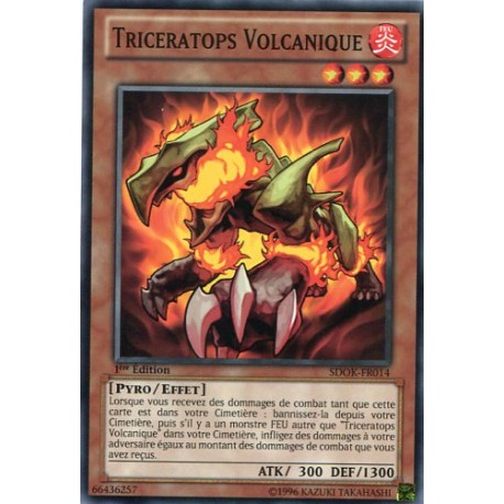 Triceratops Volcanique (C) [SDOK]