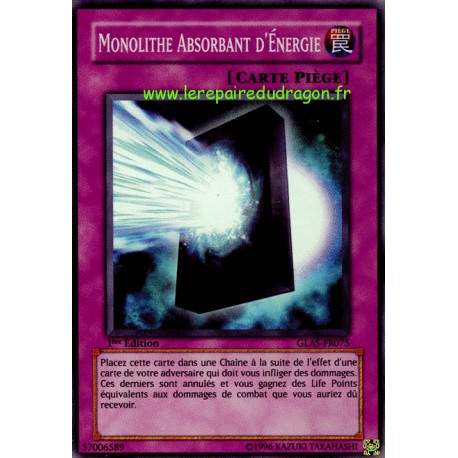 Monolithe Ansorbant d'Energie (SR)